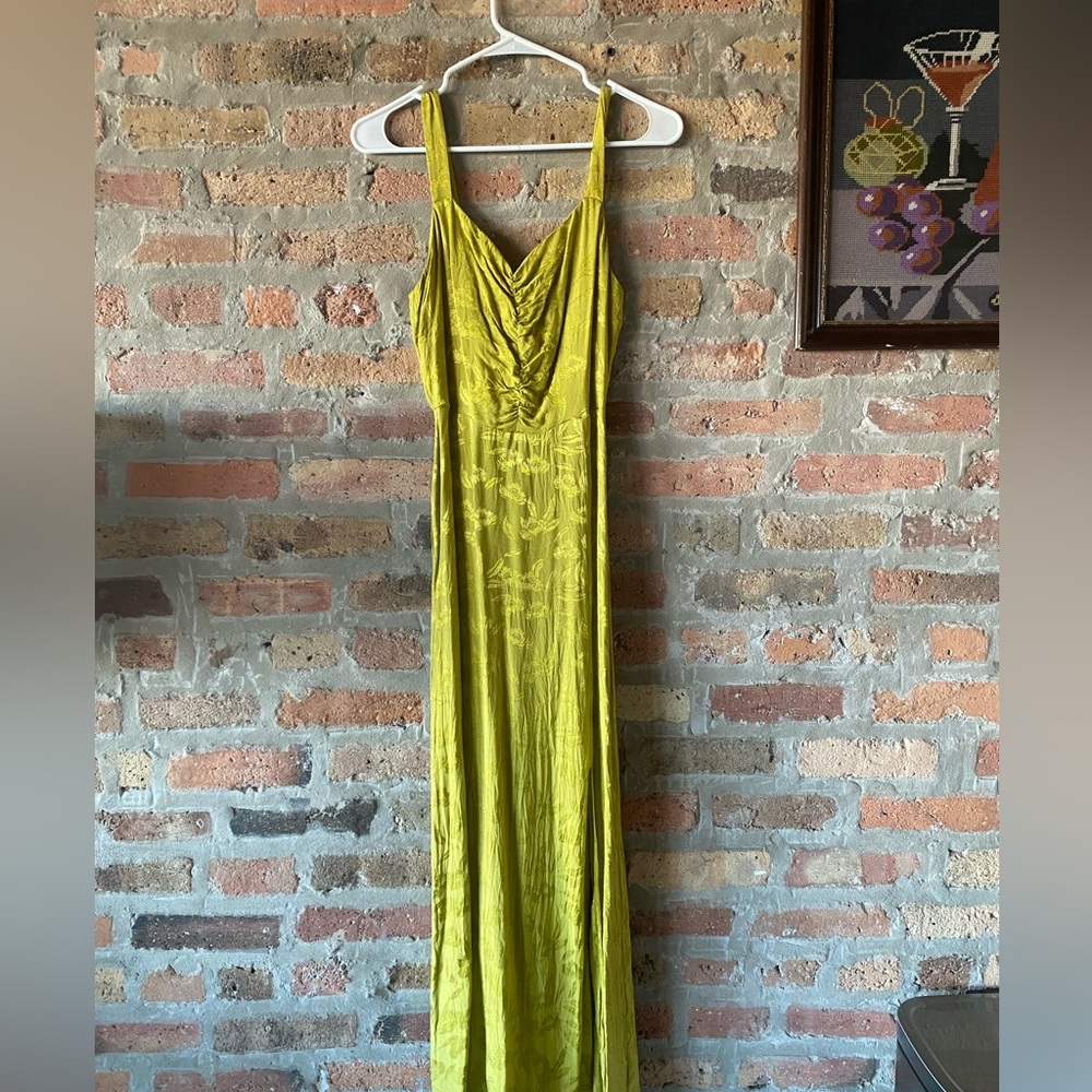 Favorite Daughter Lime Green Maxi Dress